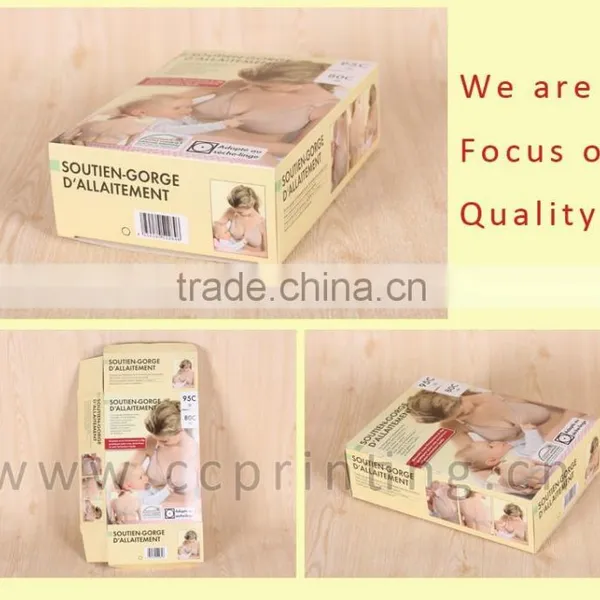 High Quality Folding Coated Paper Lingerie Packaging Box photo-2