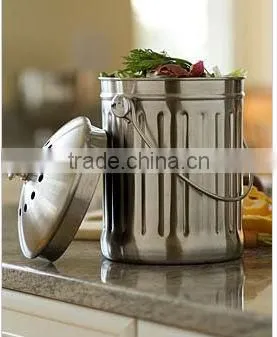 High Quality Widely Use Kitchen Stainless Steel Waste Bin