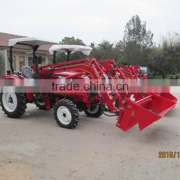 Direct Manufacturer 50hp 4wd 4x4 3 Point Hitch Cheap Small Tractor Front End Loader photo-2