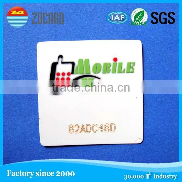 Square Shape 24*76mm Paper Ntag213 Nfc Label photo-4