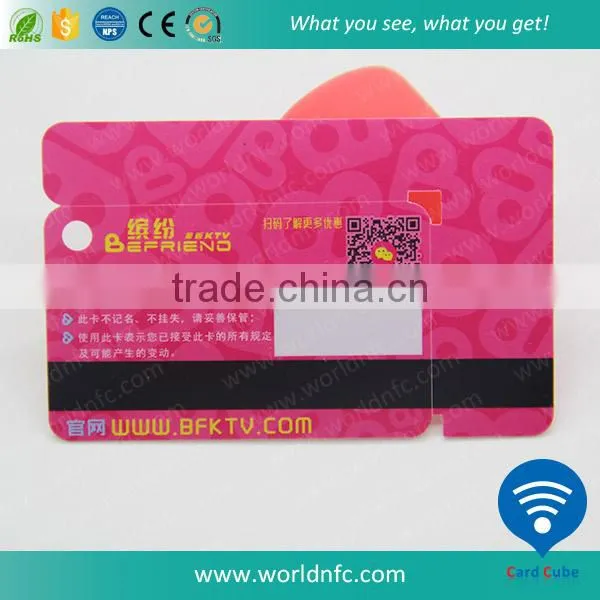 Plastic Barcode Magnetic Stripe Card photo-2