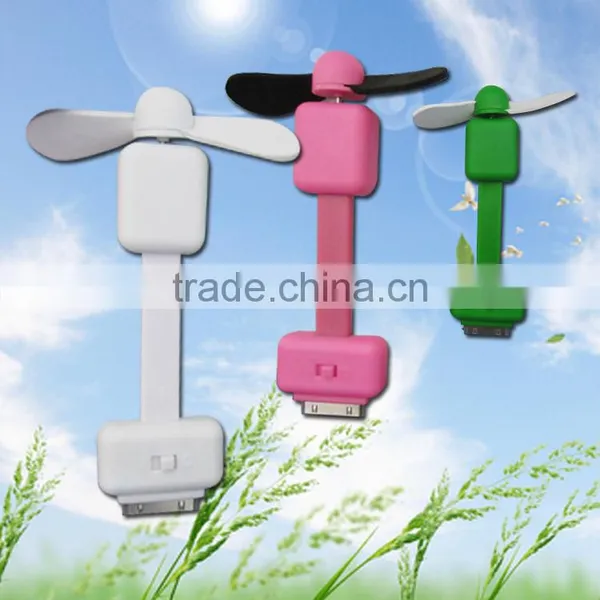 Outdoor Flexible Latest Design Eco-friendly Low Power Voice Portable Pocket Otg Mini Fan for Iphone Cellphone photo-3