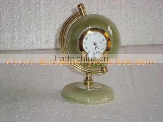 Top Qulaity GOOD QUALITY New Design 2017 CLOCKS ONYX MARBLE HANDICRAFTS photo-6