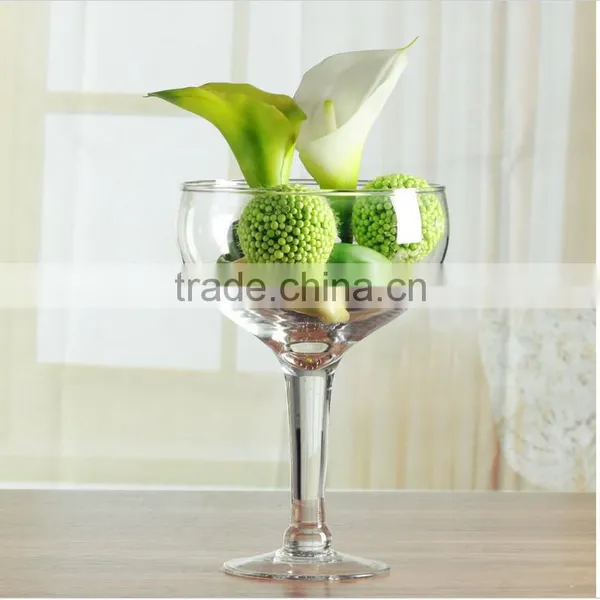 Cheap Home Indoor Decoration Wine Glass Vases for Flower Arrangements photo-3