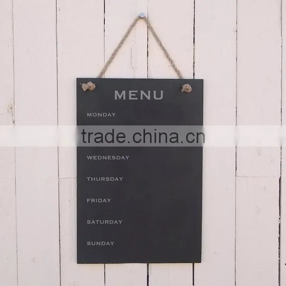 Natural Slate Menu Board With Creative Designs photo-3