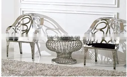 FC28 Living Room Furniture Stainless Steel Leisure Chair Modern Leisure Chair photo-3