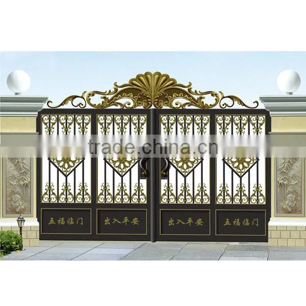 Home&Garden Main Gate Designs Modern Aluminum Garden Gate photo-3