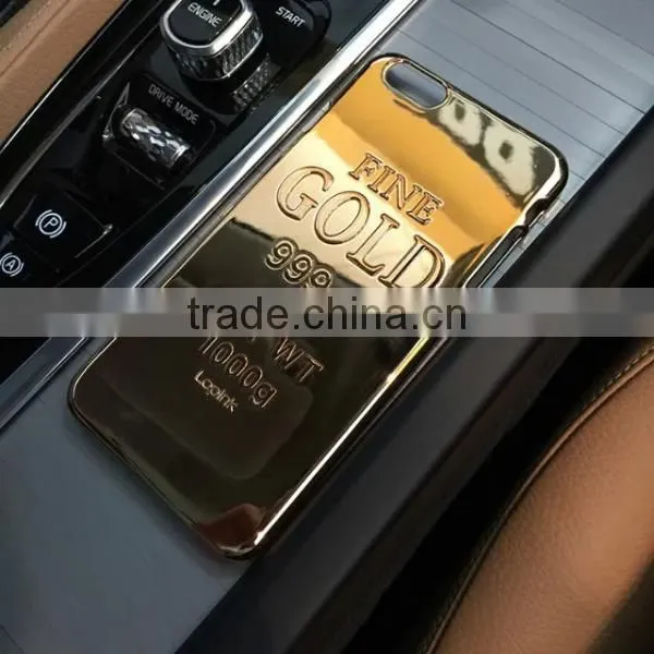 Luxury Electroplating PC Bullion Gold Phone Case For IPhone6 photo-3