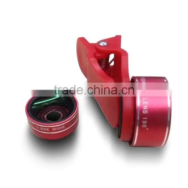 Universal Clip-on 3 in 1 Fisheye Wide Angle Micro Camera Lens for Mobile Phone photo-5