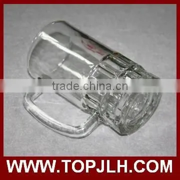 High Quality Custom Logo Printed Glass Beer Mug for Sublimation photo-3