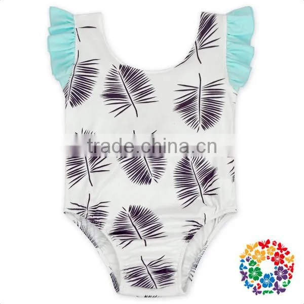 Boutique Open Back Children Custom Jumpsuit Plain White Baby Rompers Girls Set photo-2