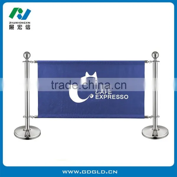 Metal Wind Barrier With Advertising Banner photo-2