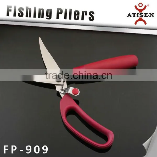 Hot Sale Stainless Steel Fishing Shears With Soft Grip Rubber Handle photo-5