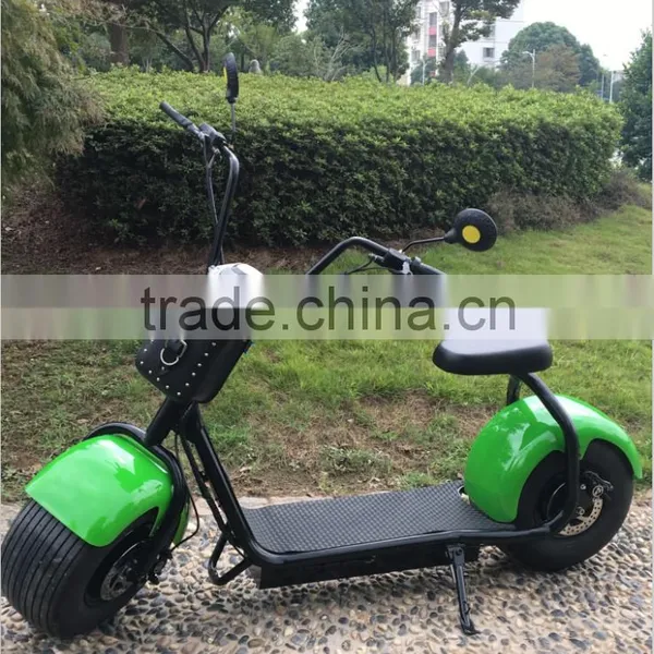 60V 1000W 18 Inch Fat Tire Electric Scooter Citycoco Harley Electric Bike photo-2