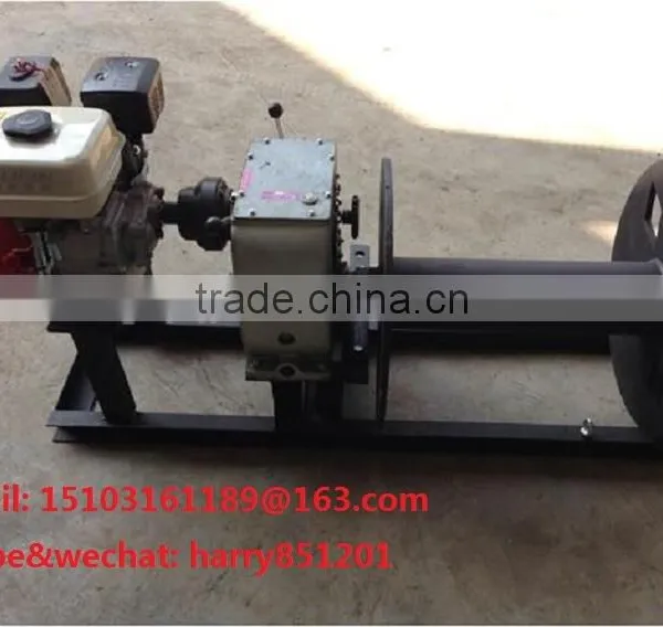 30-50M Wire Rop Cable Winch Made in China/ 3T Gasoline Power Cable Winch photo-2