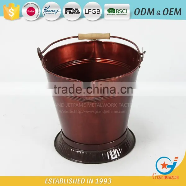 Garden Galvanized or Iron Landscape Pots Planters Landscaping Cheap Flower Potswith Handle photo-4