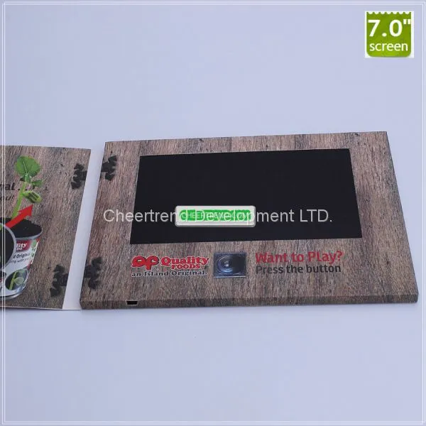 Video Business Card / LCD Video Brochure Card / Video Player Brochure for Marketing photo-2