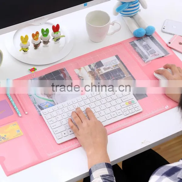 High Quality Super Big PVC Multi-function Office Table Laptop Stand Computer Desk Mouse Pad photo-5
