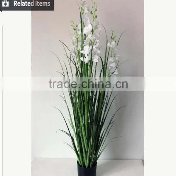Artificial Onion Grass and Orchids for Christmas Decoration Artificial Plant Potted photo-4
