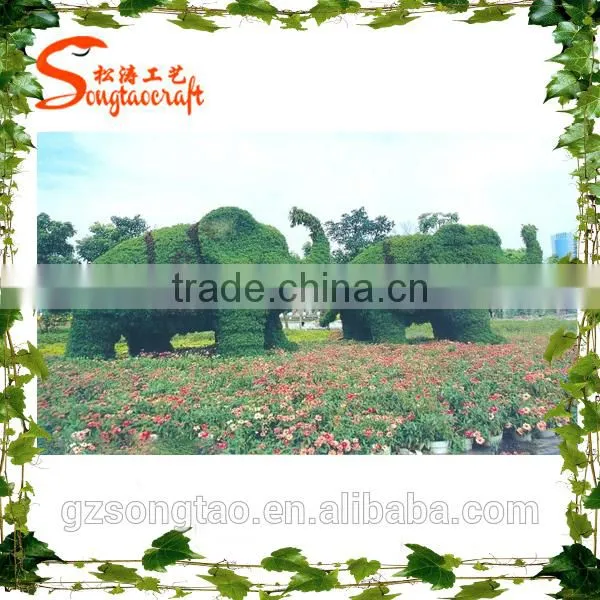 Landscape Garden Decorative Aritificial Grass Animal Topiary Ornament Cheap Price Artificial Grass Topiary photo-5