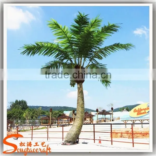 Factory Hot Sale Artificial Coconut Tree Differant Types of Plants and Trees Make Artificial Fake Coconut Palm Tree photo-4