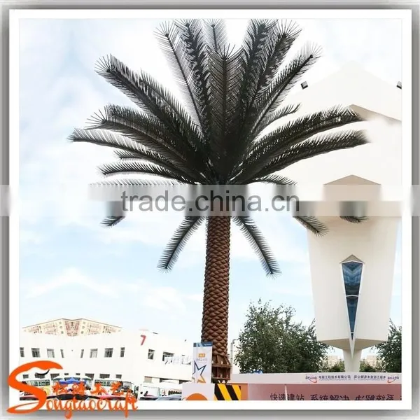 For Outdoor Landscaping Solar Lighted Palm Trees Tall Large Plastic Trees Customize Communication Tree and Plants photo-3