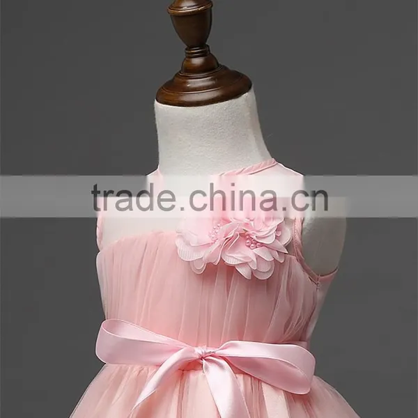 Wedding Party Flower Girls Dresses Tutu Lace Luury Princess Dress Bow Baby Girls Infant Baptism Ceremonies Dress Birthday Gift photo-5