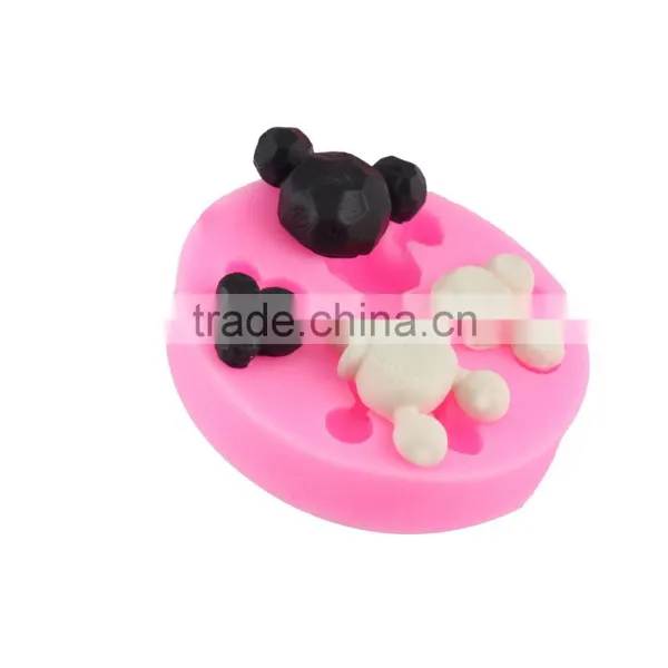 Liquid Silicone DIY Chocolate Chip Mold Handmade Cake Mold Cake Decorating Tools Mickey 1688 Agent photo-3