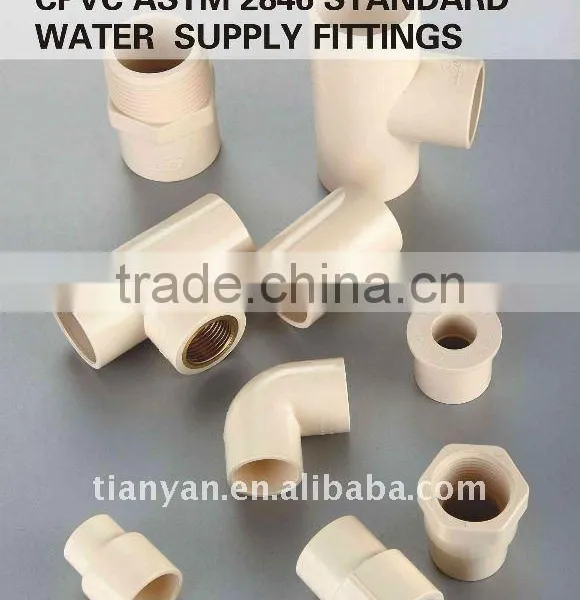 ASTM D2846 CPVC BRASS MALE TEE photo-2