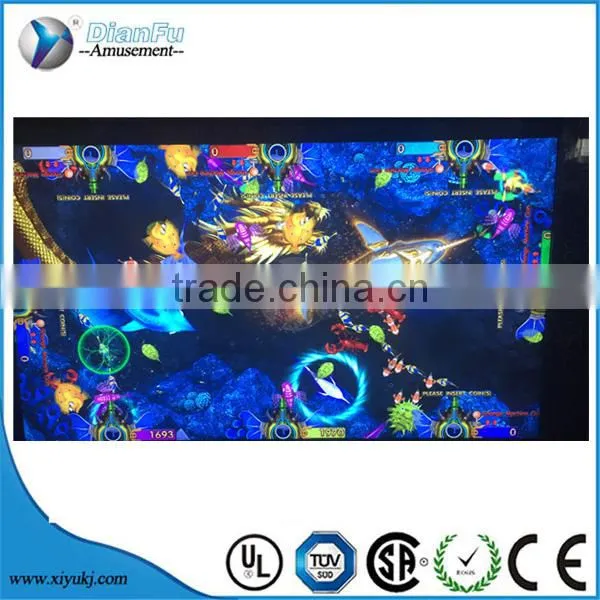 Dianfu Amusement With Low Price Dragon King Fishing Game Arcade 55 Inch Screen 8-player Ocean Monster Fish Hunter Game Machine photo-3