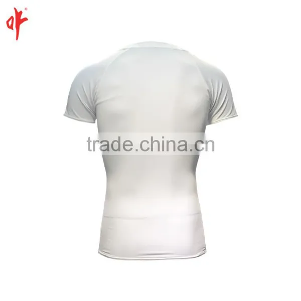 Men's Cool Dry Sport Wear Compression Reversible Baselayer Short Sleeves Baselayer T Shirts photo-4