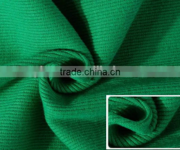 Rib Knit Fabric,cotton Spandex 2x 2 Rib Knitted Fabric photo-4