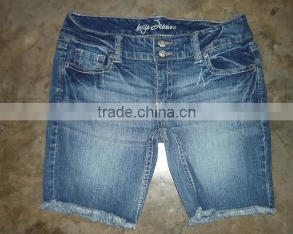 Denim Shorts, Ladies Stylist Denim Sexy Shorts photo-3