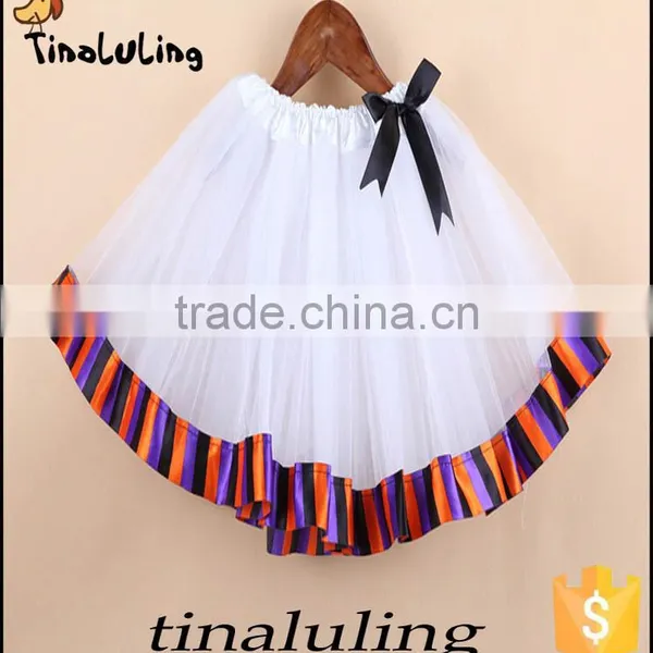 New Fashion Halloween Pumpkin Tutu Skirts Children Holiday Tutus Baby Dance Wears Halloween Pettiskirt photo-2