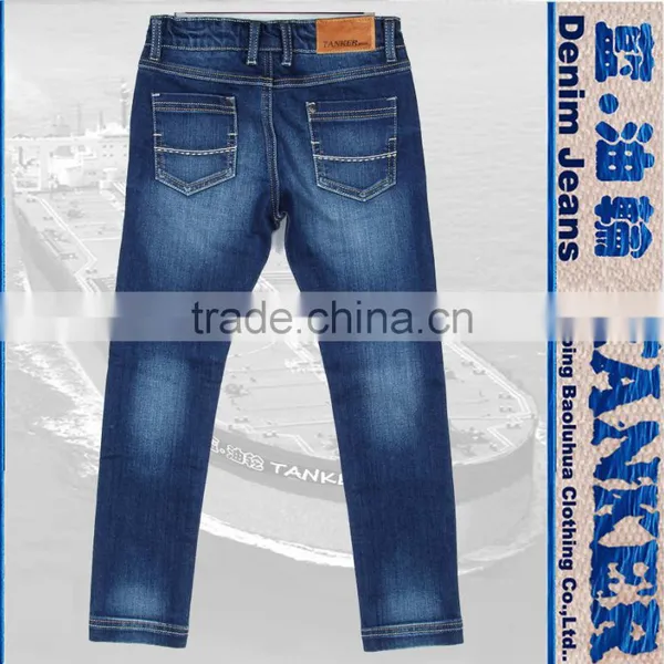 Deep Indigo Baby Kids Boys Girls Handcraft Pants Trousers Jeans photo-3