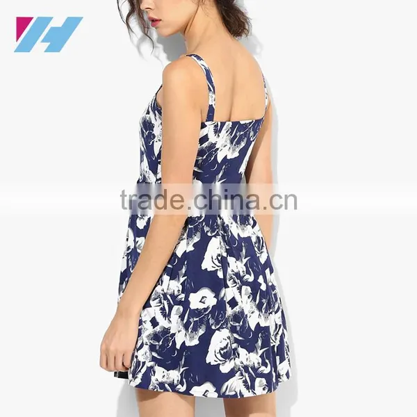 Korean Summer Fashion Apparel Clothes Wholesale Women Sexy Skater Dress photo-4