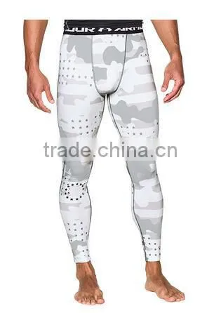 New Style Wholesale Dry Fit Polyester Jersey Camo Print Men Gym Pants photo-2