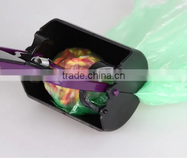 2016 New Design Plastic Small Size Portable Pet Pooper Scooper photo-3