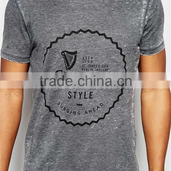 2017 Guangzhou Shandao OEM Printed Short Sleeve 180g 100% Cotton Fashion Men's Wholesale T Shirts photo-4