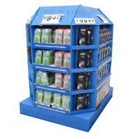 Large POS Displays, Cardboard Point of Sale Displays for Shaver Promotion