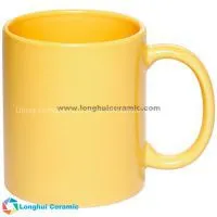 11oz Traditional Personalized Color Glaze Ceramic Coffee Mug