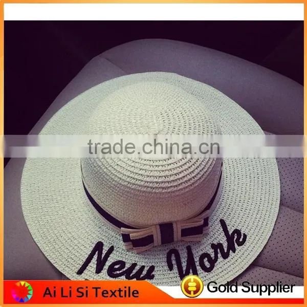 Hot Sale New Style High Quality Wholesale Custom Fashion Woman Panama Straw Hat photo-3