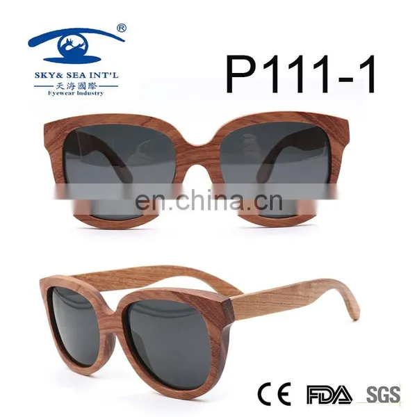Smoke Lens Polarized Ce FDA Rosewood Sunglasses