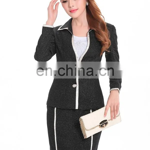 OEM Formal Hot Popular Office Short Skirt Suits for Women photo-3