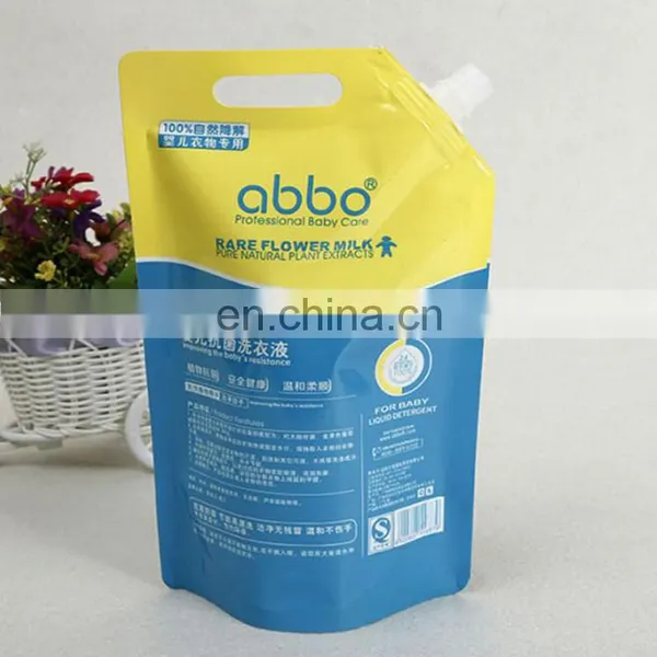 Custom Print Spout Pouch,Aluminium Foil Spout Pouch,laundry Stand Up Spout Pouch photo-4