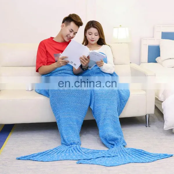 Wholesale Blanket Double Mermaid Tail Blanket photo-4