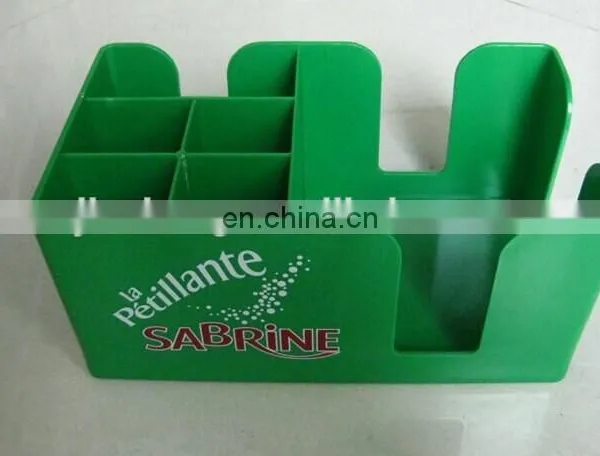 Plastic PS Decorative Bar Caddy Napkin Straw Holder With Custom CMYK Full Color Printing photo-6