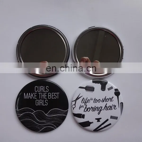 Hot Selling Metal Plain Round Pocket Mirror Manufacturers photo-3