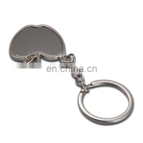 New Arrival Novelty Souvenir Metal Apple Key Chain Creative Gifts Apple Keychain photo-2