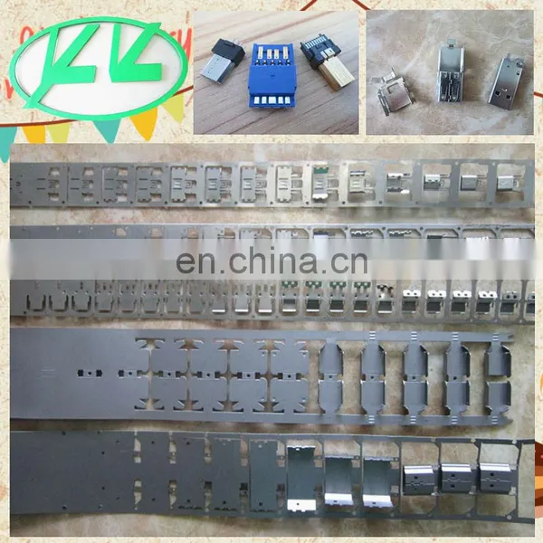 China Computer Accessories High Precision Consequent Stamped Sheet Metal USB Connector Tube Part